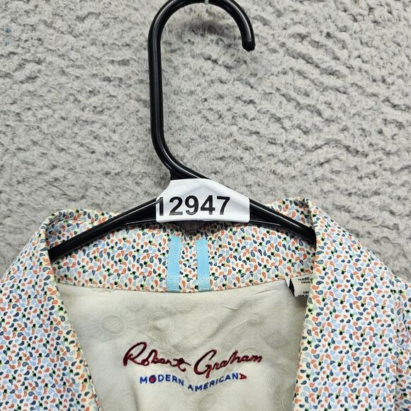 Robert Graham Shirt Mens XL Modern American Tailored Fit Long Sleeves Button Up - Picture 10 of 10